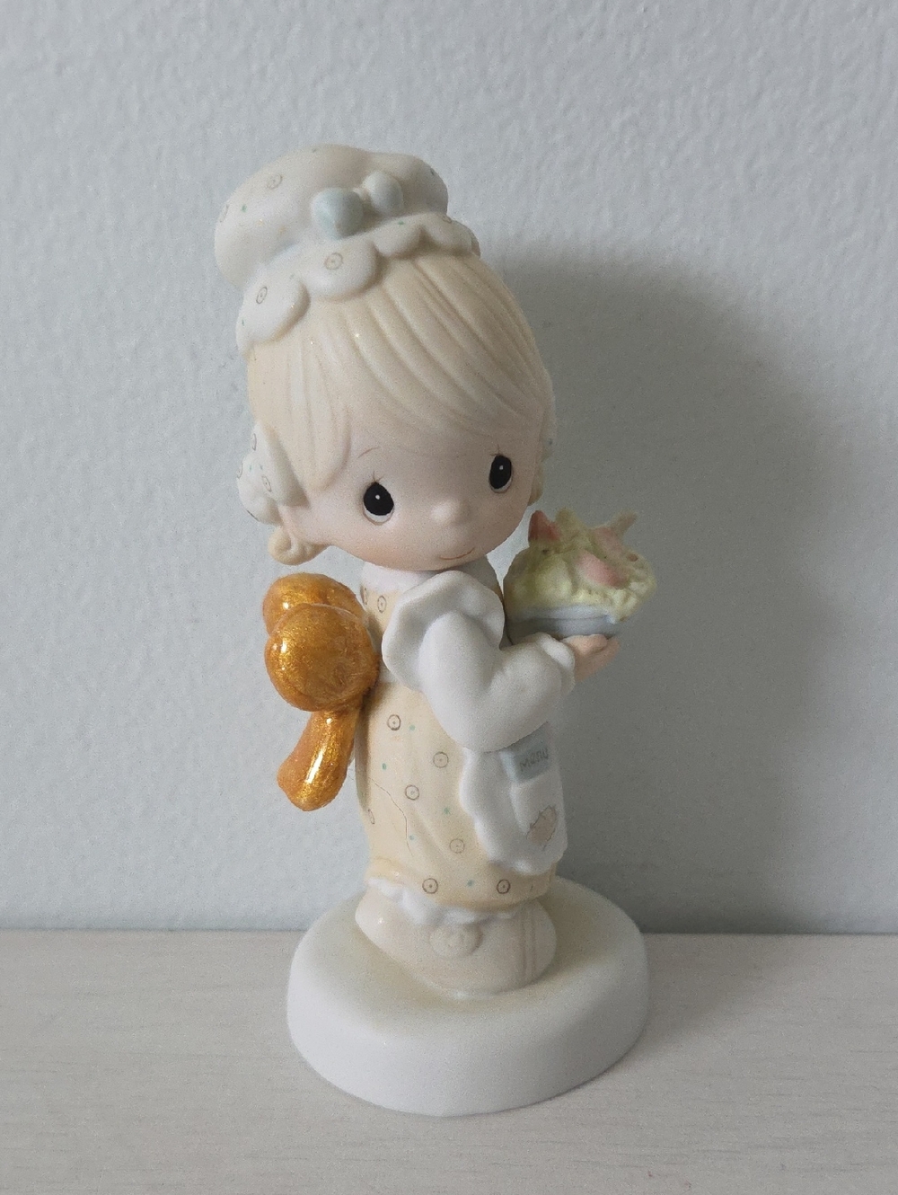 Repair With Gold Resin Johnathan & David Figurine There Is Joy In Serving Jesus